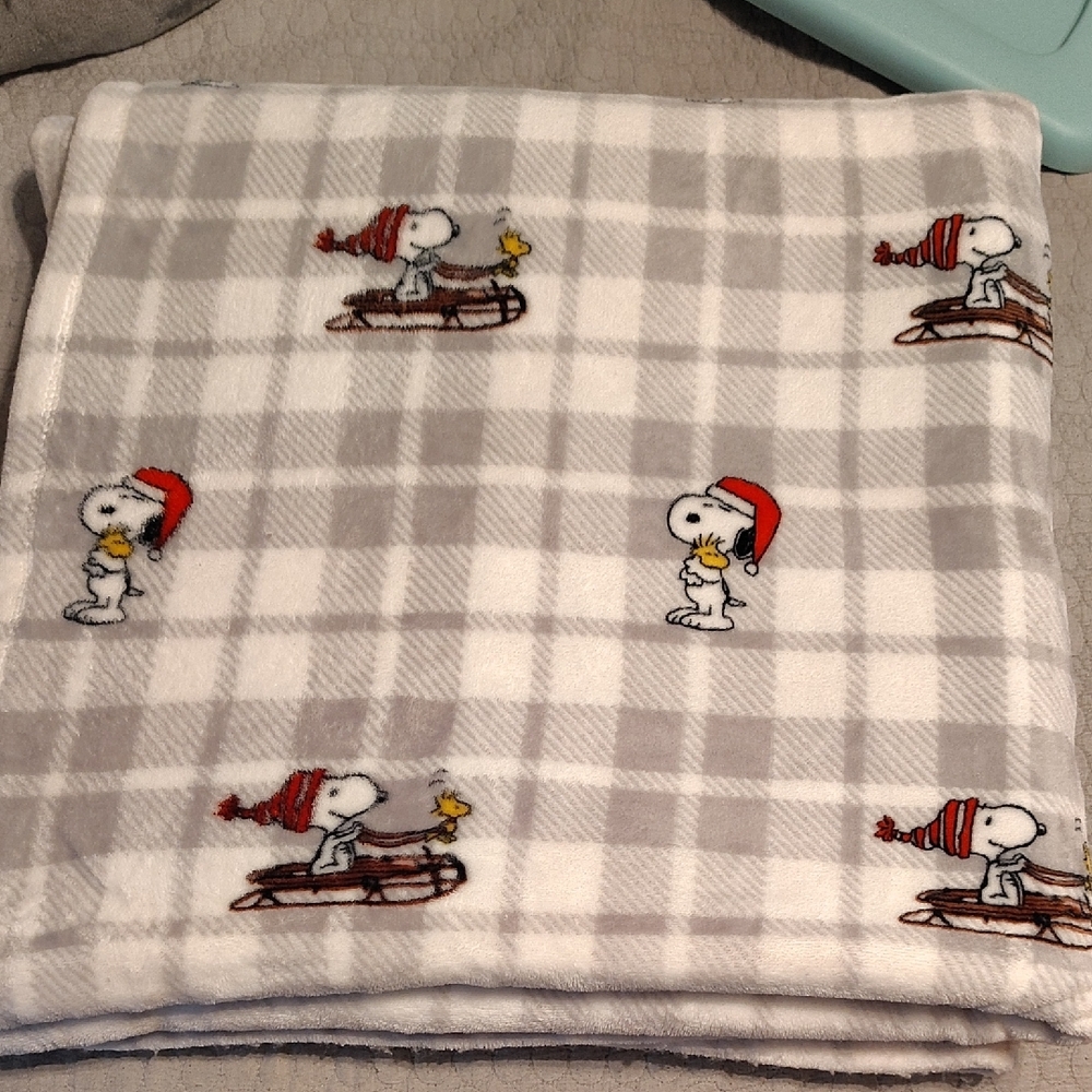 Christmas Snoopy Blanket